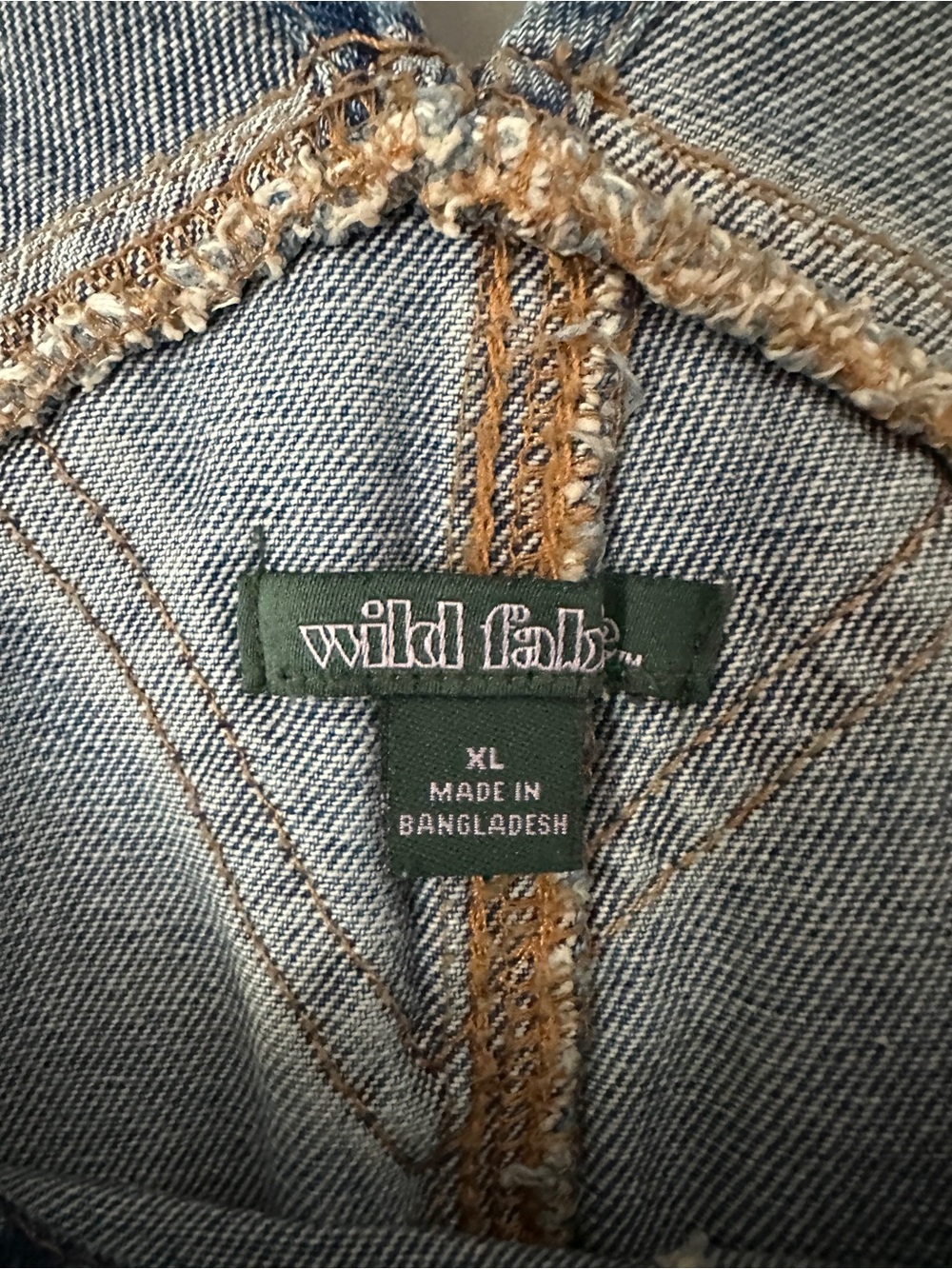 Wild Fable Denim Short Overalls - Light Blue Distressed - Picture 3 of 4